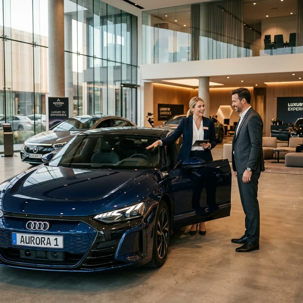 Premium Showroom Car Rental Dealership